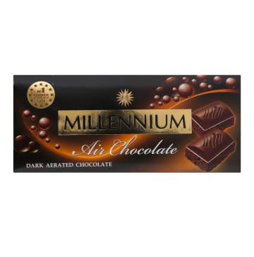 Шоколад ніжно-гіркий пористий Millennium м/у 85г