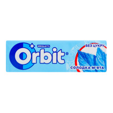 Гумка жувальна без цукру Солодка м'ята Orbit м/у 14г