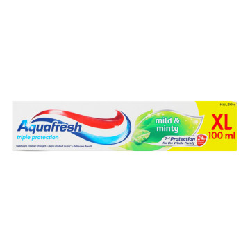 Паста зубна з фтором м'яко-м'ятна Aquafresh 100мл
