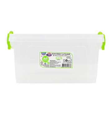 Контейнер харчовий 1.5л 212х141х105мм №04 Lux Ал-Пластик 1шт