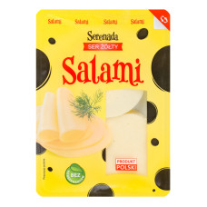 Сир твердий нарізка Salami Serenada лоток 135г