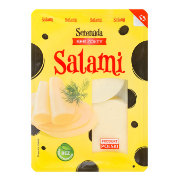 Сир твердий нарізка Salami Serenada лоток 135г