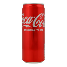 Напій безалкогольний сильногазований на ароматизаторах Original Taste Coca-Cola з/б 250мл