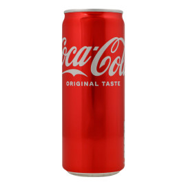 Напій безалкогольний сильногазований на ароматизаторах Original Taste Coca-Cola з/б 250мл
