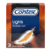 Презервативи латексні з силіконовою змазкою Lights Contex 3шт