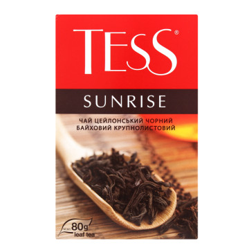 Чай чорний Tess Sunrise к/у 90г