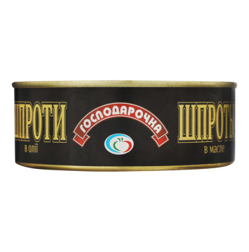 Шпроти в олії Господарочка з/б 230г