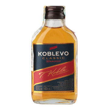 Бренді виноградний Classic Koblevo 40% с/пл 100мл