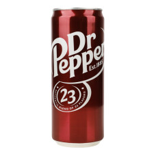 Напій безалкогольний газований з кофеїном Dr Pepper з/б 330мл