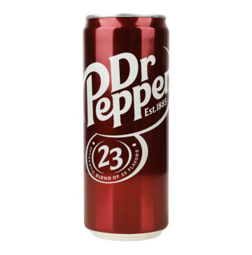 Напій безалкогольний газований з кофеїном Dr Pepper з/б 330мл