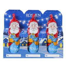 Фігури з молочного шоколаду Святий Миколай Roshen к/у 3х20г