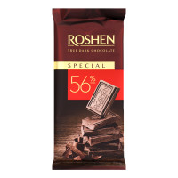 Шокол Рошен чорн special 56% 85г