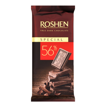 Шоколад 56% чорний Special Roshen м/у 85г