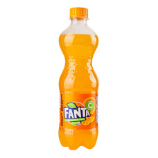 Напій безалкогольний сильногазований соковмісний на ароматизаторах Fanta з апельсиновим соком п/пл 500мл