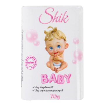 Мило туалетне для дітей з перших днів життя Baby Shik 70г