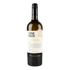 Вино 0.75л 13% біле сухе Chardonnay Casa Solis пл