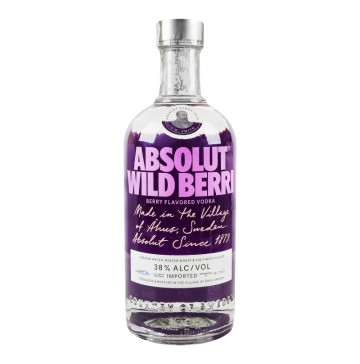 Горілка 700мл 38% ароматизована Wild berri Absolut пл