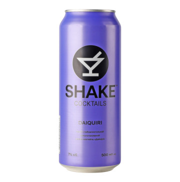 Напій слабоалкогольний 500мл 7% сильногазований Дайкірі Cocktails Shake з/б