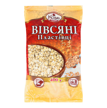 Пластівці вівсяні Козуб продукт м/у 400г