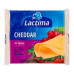 Сир плавлений 36.2% скибочки Cheddar Lactima м/у 8х16.25г