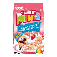 Сніданок сухий готовий з вітамінами та мінеральними речовинами Strawberry Minis м/у 250г
