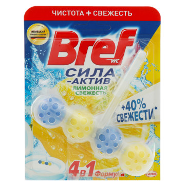 Засіб для чищення унітазу Lemon Power Aktiv Bref 50г