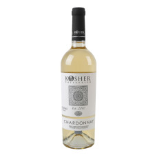 Вино 750мл 9.5-14% біле сухе Шардоне Kosher Collection пл