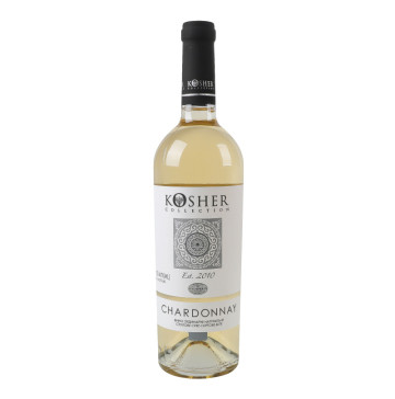 Вино 750мл 9.5-14% біле сухе Шардоне Kosher Collection пл