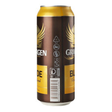 Пиво специальное 0.5л 6.7% светлое пастеризованное Blonde Grimbergen ж/б