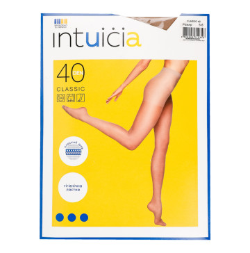 Колготки жіночі Intuicia Classic 40den 5-6 бежевий