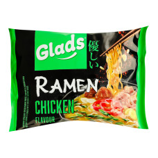 Локшина швидкого приготування з соусом зі смаком курки Рамен Glads м/у 105г Локшина швидкого приготування з соусом зі смаком курки Рамен Glads м/у 105г
