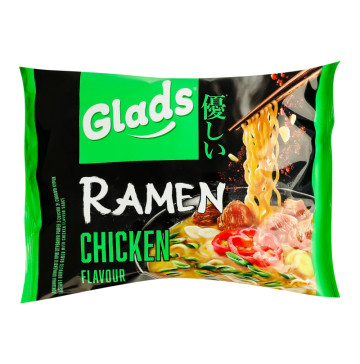 Локшина швидкого приготування з соусом зі смаком курки Рамен Glads м/у 105г