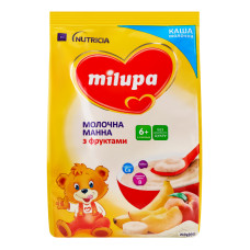Каша молочна для дітей від 6міс суха манна з фруктами Milupa м/у 210г