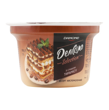 Десерт 5% кисломолочний зі смаком тирамісу Деліссімо ст 180г