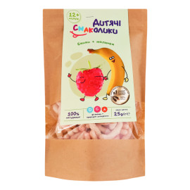 Сніданки сухі для дітей від 12міс круп'яні Банан та малина Дитячі Смаколики д/п 25г