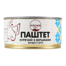 Паштет курячий з вершками Мяснов Локачі 1с з/б 320г
