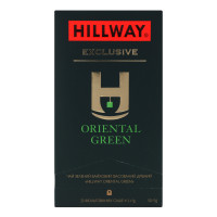 Чай зелений байховий дрібний Oriental Green Exclusive Hillway в/с к/у 25х2г