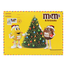 Набір драже, цукерок, батончиків, печива та жувальних драже Середня бандероль M&M's&Friends к/у 190г