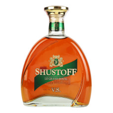 Коньяк 0.5л 40% 3 зірки V.S. Le Grand Royal Shustoff пл