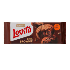 Печиво здобне з какао Dark brownie Lovita Roshen м/у 152г