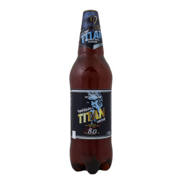 Пиво 1л 8% світле Titan Чернігівське п/пл