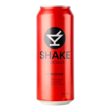 Напій слабоалкогольний 500мл 7% сильногазований Pornstar Cocktails Shake з/б