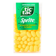 Драже зі смаком лимона та лайма Sprite Tic Tac п/у 54г