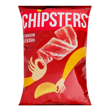 Чипси картопляні Бекон Chipster's м/у 100г
