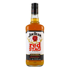 Лікер 1л 32.5% міцний Black Cherry Red Stag Jim Beam пл