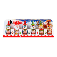 Шоколад фігурний молочний з молочним шаром Kinder к/у 90г Шоколад фігурний молочний з молочним шаром Kinder к/у 90г