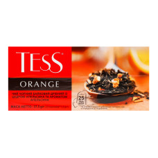 Чай чорний байховий дрібний із цедрою апельсина та ароматом апельсина Orange Tess к/у 25х1.5г