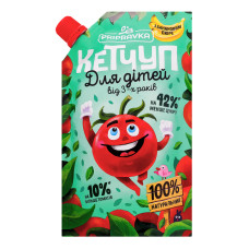 Кетчуп для дітей від 3років натуральний з банановим пюре пастеризований Pripravka д/п 200г