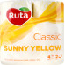 Папір туалетний 2-х шаровий Sunny Yellow Classic Ruta 4шт