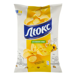 Чипси картопляні зі смаком сиру Люкс м/у 125г